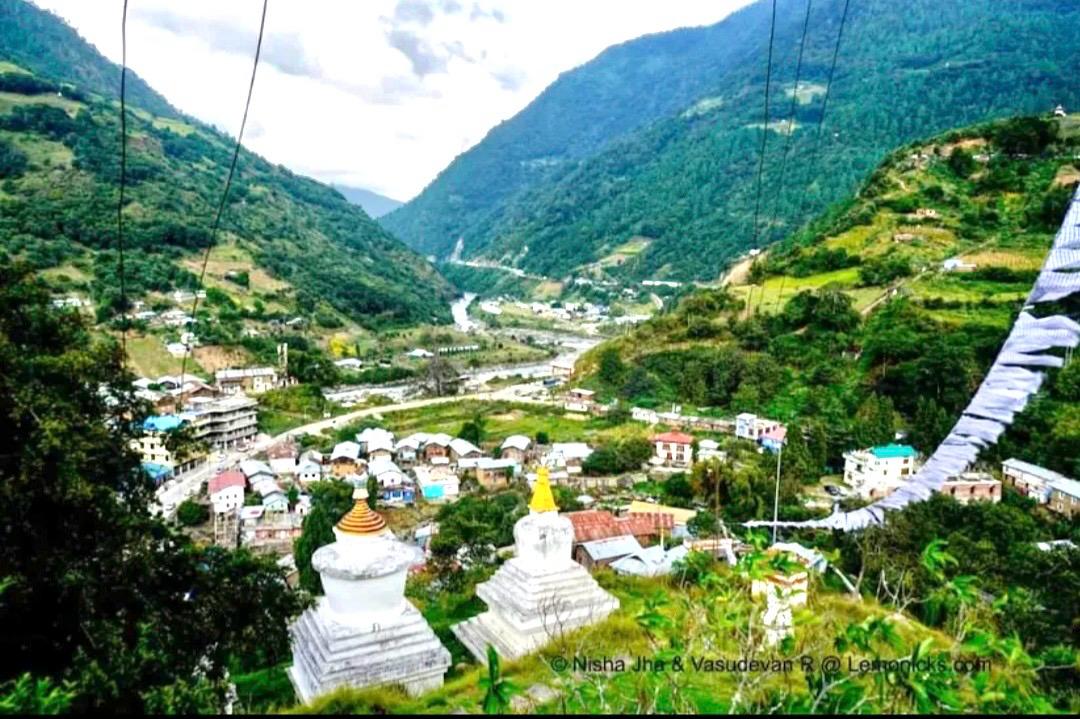 Dirang Valley panoramic view